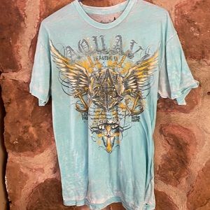 Mens large Aqua tee